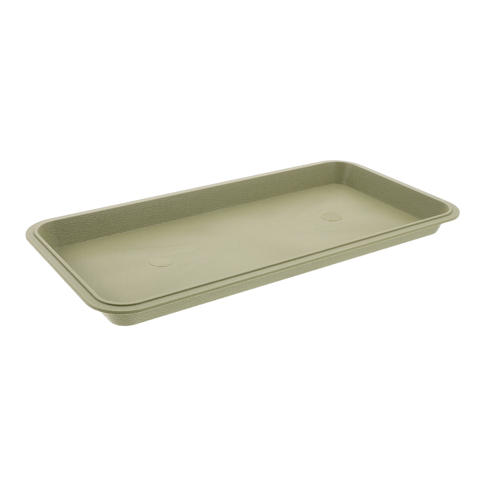 Drip Tray Saucer - Rechteckiges Kunststoff-Pflanzentablett 29,5x14,5cm, Wasserauffangschale für Zimmerpflanzen,