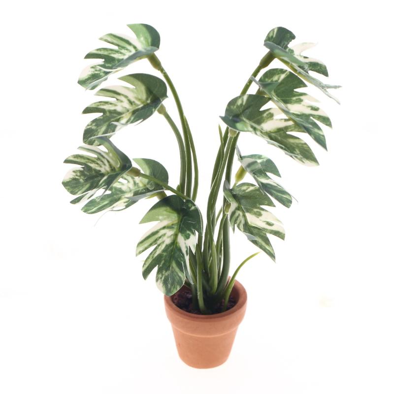 Bonsai Garden Pot - Neu. 1 Stück 1/12 Puppenhaus-Simulation Monstera