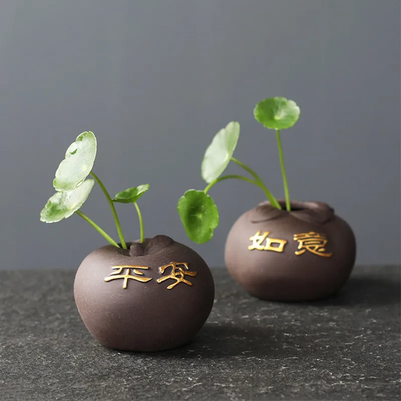 Kreative Lila Ton Tee Haustier – Bonsai Garden Pot Bewertung und Preis