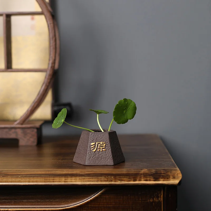 Kreative Lila Ton Tee Haustier – Bonsai Garden Pot Bewertung und Preis