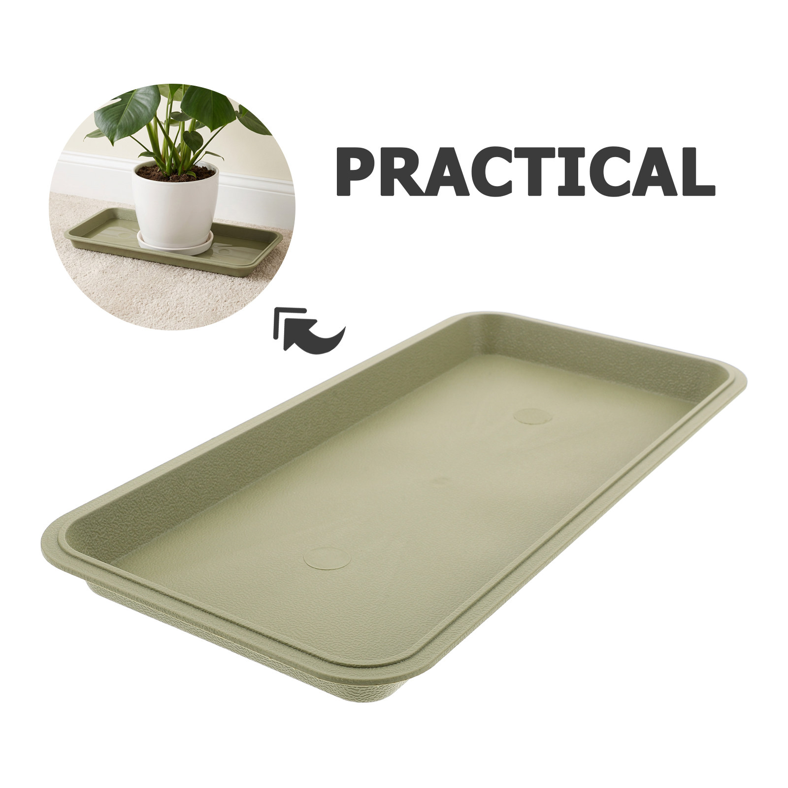 Rechteckiges Kunststoff-Pflanz – Drip Tray Saucer Bewertung und Preis
