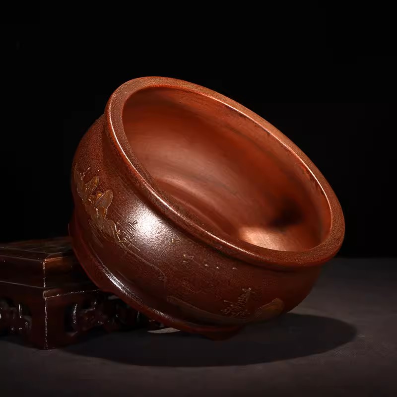 Runde Kreis Bonsai Vase, lila  – Bonsai Garden With Sand Bewertung und Preis