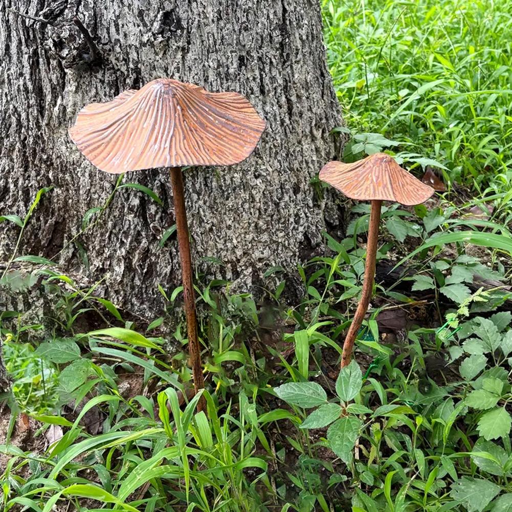 Retro Metall Rostiger Pilz Gar – Bonsai Garden Usa Bewertung und Preis