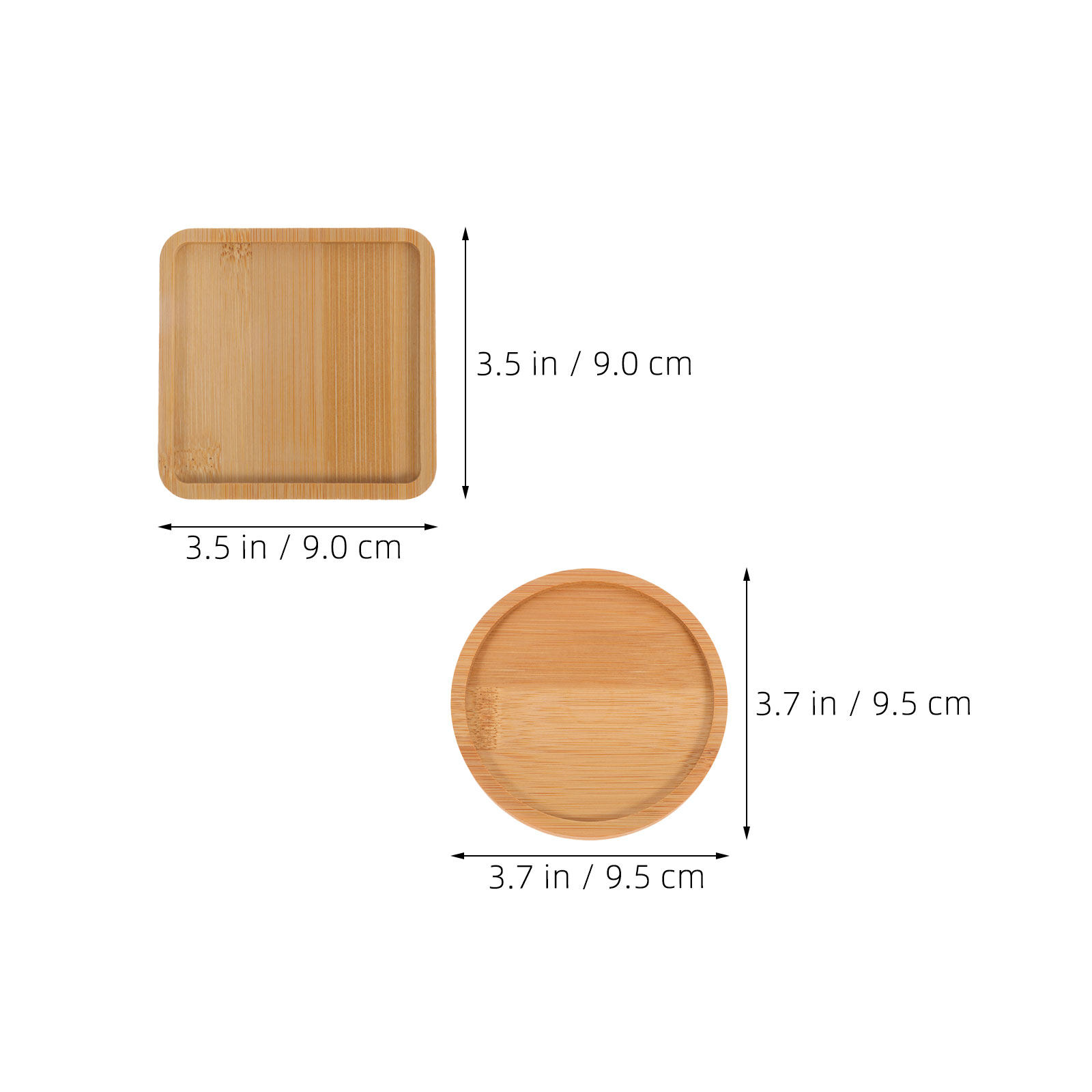 10 Stück Bambus-Getränkeunters – Drip Tray Saucer Bewertung und Preis