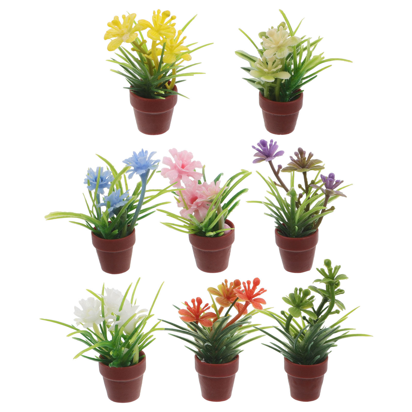 8 Stück Miniatur-Kunstpflanzen – Bonsai Garden Pot Bewertung und Preis
