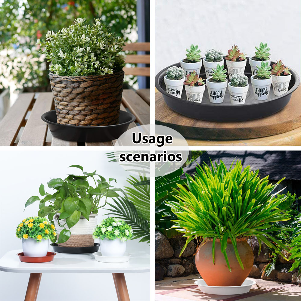 3 Stück runde Garten-Blumentop – Drip Tray Saucer Bewertung und Preis